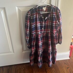 J.Crew girls dress size 10 worn once like new.